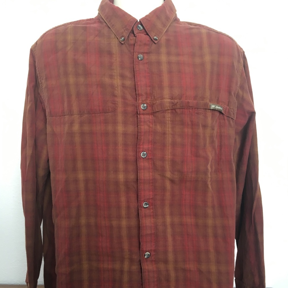 Columbia Autumn L Long Sleeve Button Down Shirt